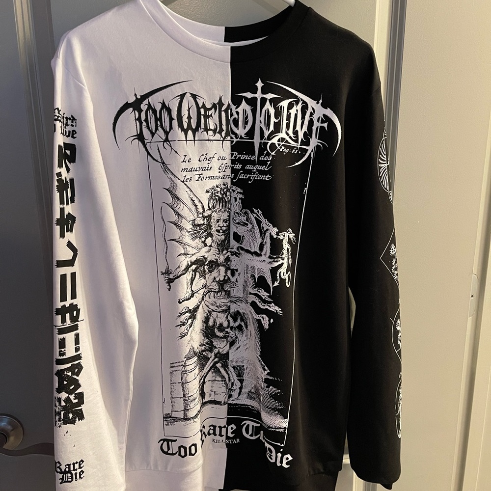 Killstar half n half shirt
